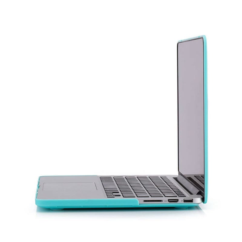 RUBAN for Old MacBook Pro Retina 13 inch (A1502 & A1425 Models) 2015 2014 2013 2012 Release,Plastic Hard Shell Case & Keyboard Cover, Turquoise - Image 3